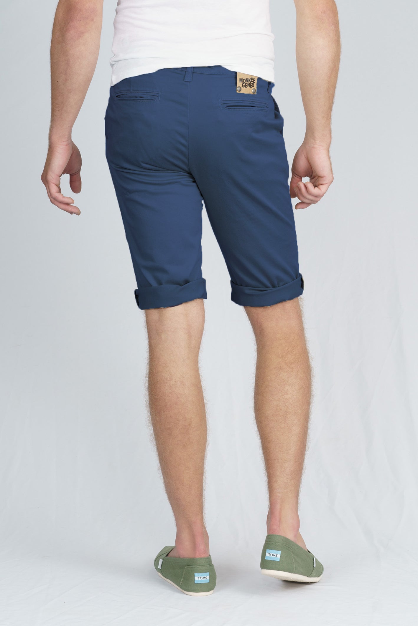 Matt Long Chino Shorts in Night Sea