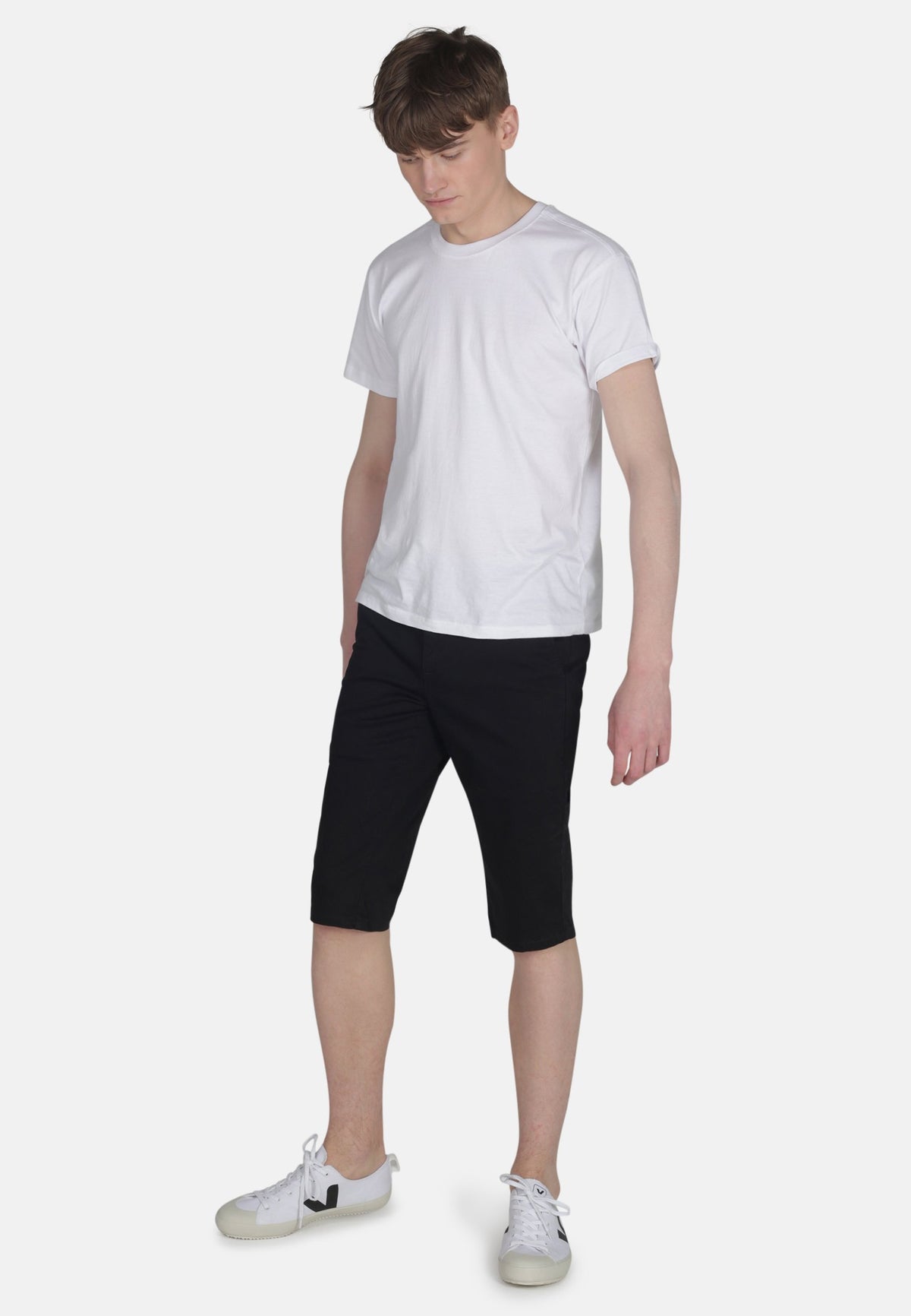 Matt Long Chino Shorts in Black