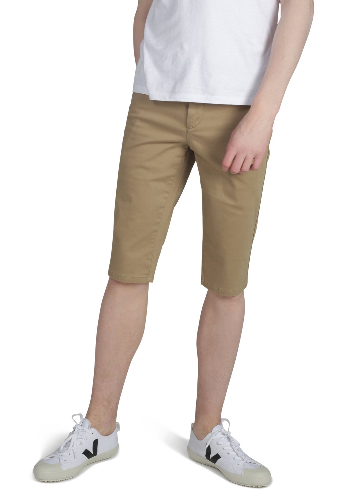 Matt Long Chino Shorts in Buff