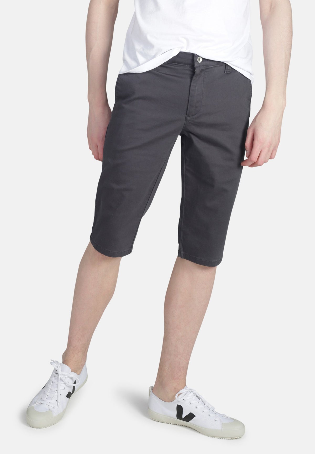Matt Long Chino Shorts in Slate