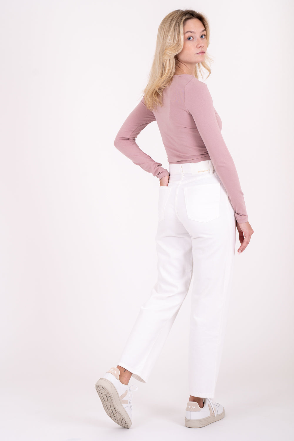 Libby Straight Jean in Ecru