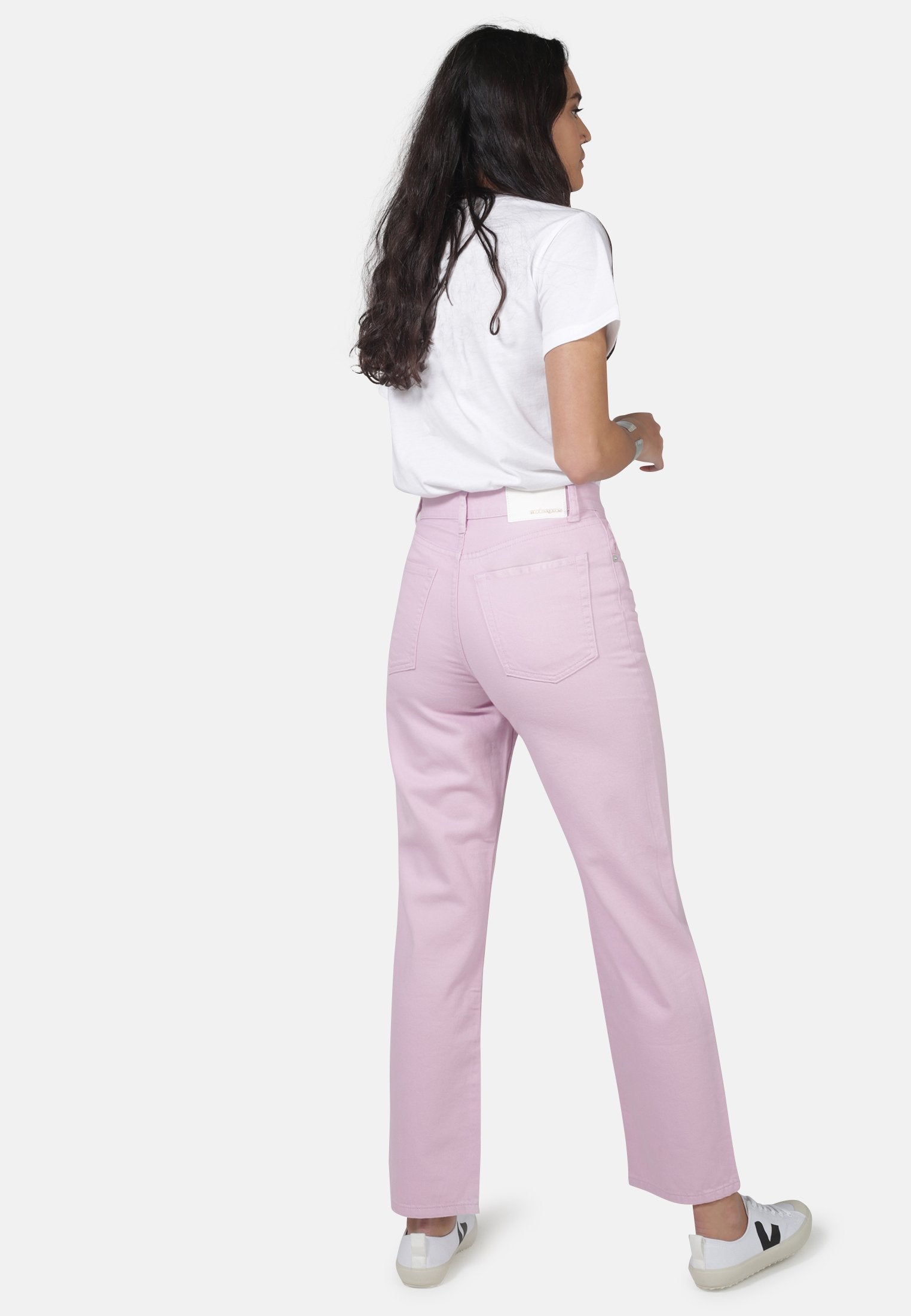 Libby Straight Jean in Pink